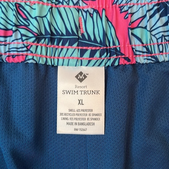 Members Mark Resort Tropical Swim Trunks - Picture 3 of 8